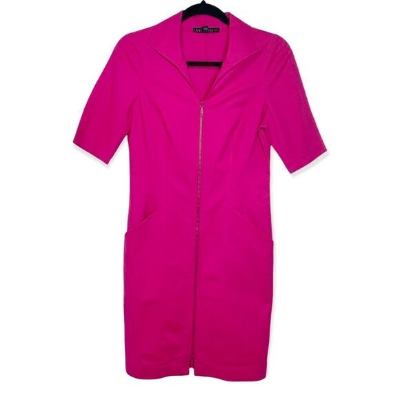 Lafayette 148 Metropolitan Stretch Larissa Dress in Fuscia Size 2 N15 - Picture 9 of 14